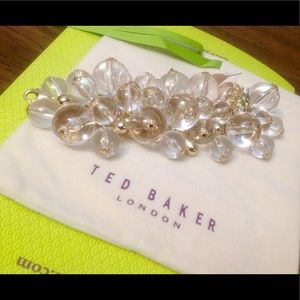 Ted Baker Juna Pearl Cluster Bracelet - Gold/Pearl